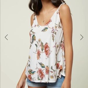 O’Neil tank- strappy, floral, adorable